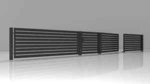 Gartenzaun aus Metall